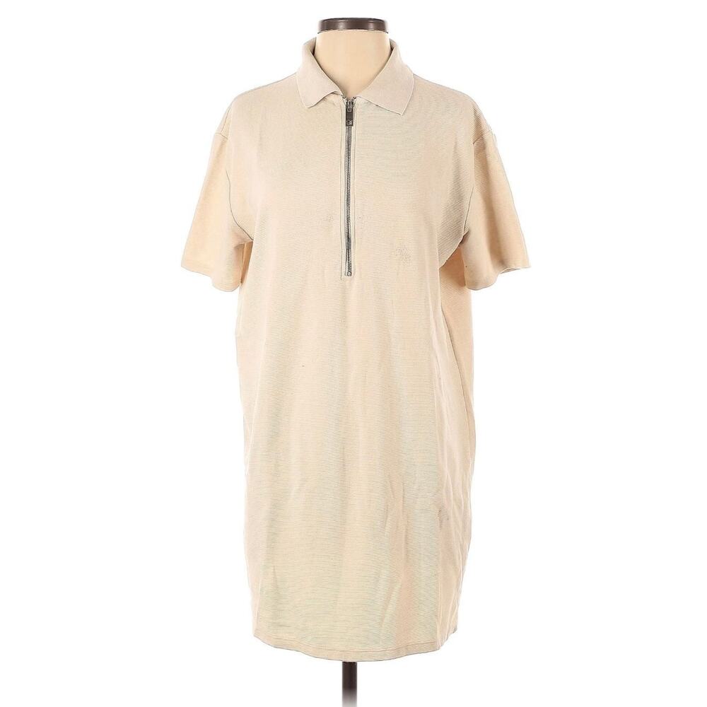 ZARA QuarterZip Polo Dress